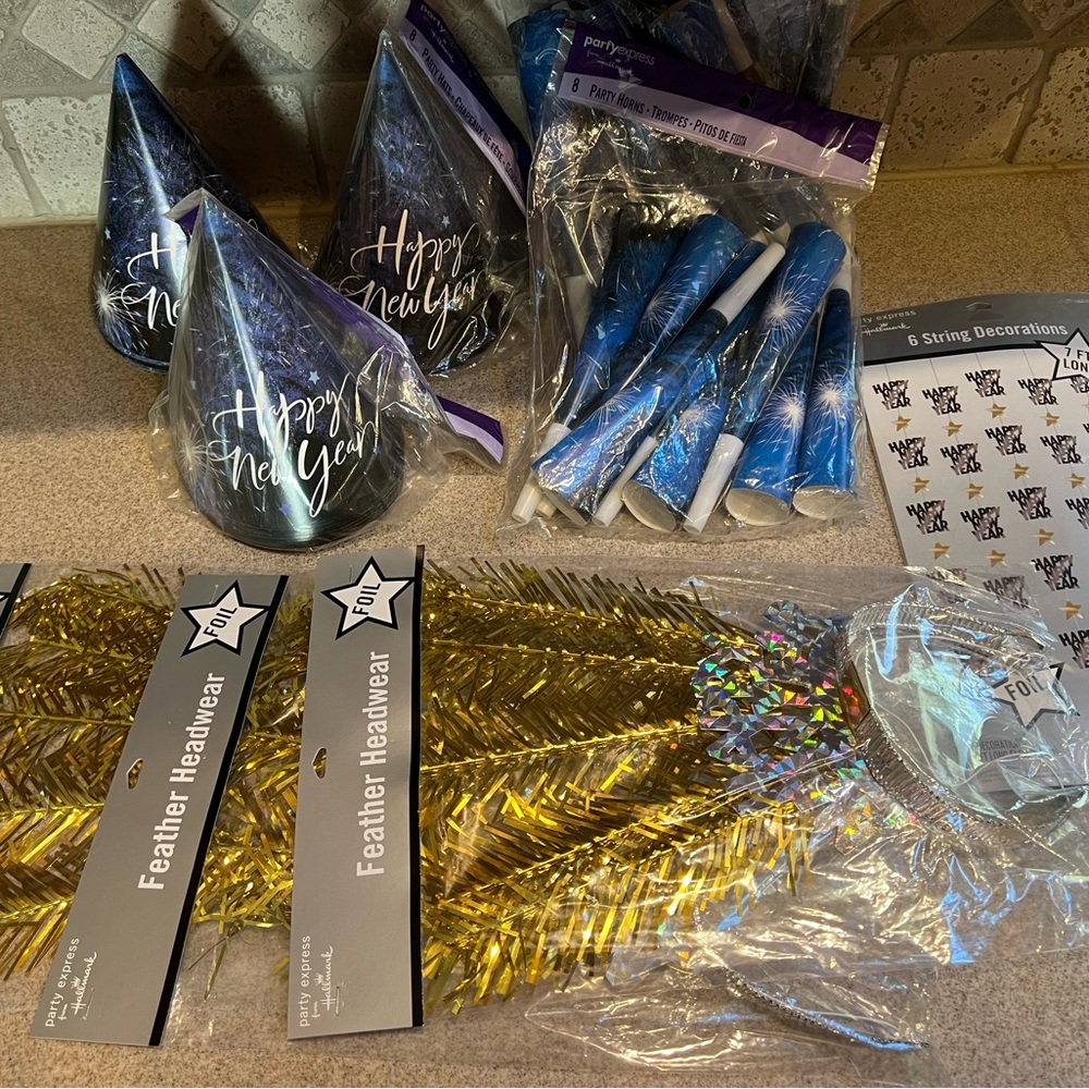 New Years Eve party supplies